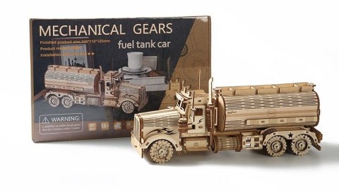 DREWNIANE PUZZLE 3D CIĘŻARÓWKA CYSTERNA DIY 14+ FUEL TANK CAR DREWNIANE PUZZLE 3D CIĘŻARÓWKA CYSTERNA DIY 14+ FUEL TANK CAR
