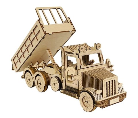 DREWNIANE PUZZLE 3D CIĘŻARÓWKA WYWROTKA DIY 14+ DREWNIANE PUZZLE 3D CIĘŻARÓWKA WYWROTKA DIY 14+