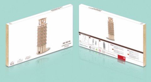 DREWNIANE PUZZLE 3D PRZESTRZENNE 29 cm KRZYWA WIEŻA W PIZIE DIY 8+ DREWNIANE PUZZLE 3D PRZESTRZENNE 29 cm KRZYWA WIEŻA W PIZIE DIY 8+