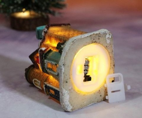 MINI KOŚCIÓŁEK ŚWIATŁO LED DEKORACJA ŚWIĄTECZNA KOŚCIÓŁ MIKROKRAJOBRAZ MINI KOŚCIÓŁEK ŚWIATŁO LED DEKORACJA ŚWIĄTECZNA KOŚCIÓŁ MIKROKRAJOBRAZ