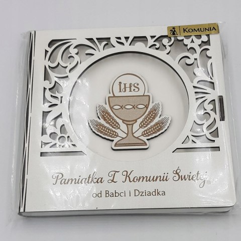 Album kwadrat KOMUNIA OD BABCI I DZIADKA NR7 Album kwadrat KOMUNIA OD BABCI I DZIADKA NR7
