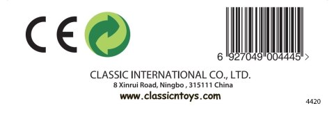 CLASSIC WORLD Drewniana Literka R CLASSIC WORLD Drewniana Literka R