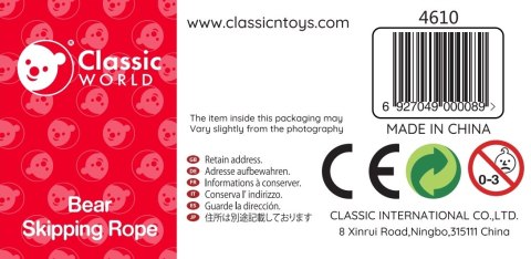 Classic World Skakanka Miś Classic World Skakanka Miś