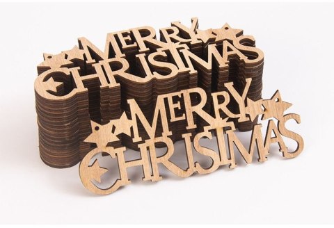 DREWNIANA ZAWIESZKA NAPIS NA CHOINKĘ MERRY CHRISTMAS WESOŁYCH ŚWIĄT DREWNIANA ZAWIESZKA NAPIS NA CHOINKĘ MERRY CHRISTMAS WESOŁYCH ŚWIĄT