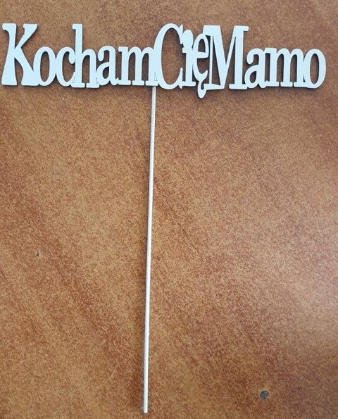 Napis na piku 4szt Kocham Cię Mamo Napis na piku 4szt Kocham Cię Mamo