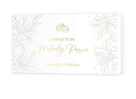 Pudełko mini papierowe Ślub - 11 Od Babci i Dziadka Pudełko mini papierowe Ślub - 11 Od Babci i Dziadka
