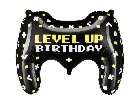 Balon foliowy Gamepad, 72 x 52 cm Partydeco Balon foliowy Gamepad, 72 x 52 cm Partydeco