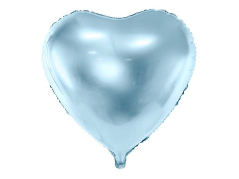 Balon foliowy Serce 45cm, błękitne Partydeco Balon foliowy Serce 45cm, błękitne Partydeco